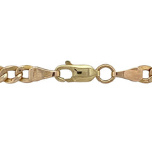 Load image into Gallery viewer, Bring timeless style and golden versatility to your collection with this pre-owned 9ct yellow gold hollow curb chain—a classic design perfect for everyday wear or pairing with a pendant.

Design: The 18&quot; chain features traditional curb links, measuring 4mm in width for a sleek and enduring look.
Material: Made from 9-carat yellow gold, the polished finish enhances the smooth links and adds lasting appeal.

