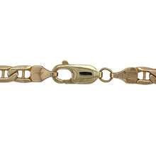 Load image into Gallery viewer, Bring classic strength and golden character to your collection with this pre-owned 9ct yellow gold hollow anchor chain—a bold yet lightweight design perfect for versatile wear.

Design: The 20&quot; chain features traditional anchor links, measuring 5mm in width for a strong and recognisable style.
Material: Made from 9-carat yellow gold, the polished finish enhances the link design and adds timeless appeal.

