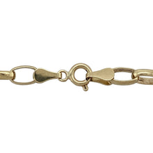 Load image into Gallery viewer, Bring timeless style and golden character to your collection with this pre-owned 9ct yellow gold Belcher chain—a versatile design with bold presence, perfect for everyday or occasion wear.

Design: The 22&quot; chain features classic Belcher links, measuring 5mm in width for a strong and distinctive look.
Material: Made from 9-carat yellow gold, the polished finish enhances the rounded links and adds enduring appeal.

