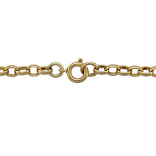 Load image into Gallery viewer, Bring classic elegance and golden versatility to your collection with this pre-owned 9ct yellow gold Belcher chain—a timeless design suited to both everyday wear and statement styling.

Design: The 22&quot; chain features traditional Belcher links, measuring 3mm in width for a refined and balanced look.
Material: Made from 9-carat yellow gold, the polished finish enhances the rounded links and adds lasting appeal.

