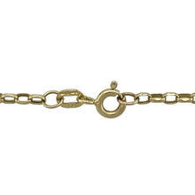 Load image into Gallery viewer, Bring subtle elegance and golden charm to your collection with this pre-owned 9ct yellow gold Belcher chain—a delicate design perfect for everyday wear or pairing with a pendant.

Design: The 22&quot; chain features traditional Belcher links, measuring 2mm in width for a fine and understated look.
Material: Made from 9-carat yellow gold, the polished finish enhances the rounded links and adds classic appeal.

