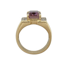 Load image into Gallery viewer, 9ct Gold Ametrine &amp; Cubic Zirconia Set Ring

