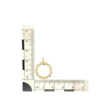 Load image into Gallery viewer, 9ct Gold Twisted Circle Pendant
