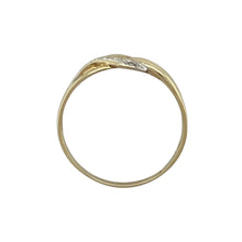 Load image into Gallery viewer, 9ct Gold &amp; Diamond Set Swirl Knot Ring
