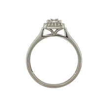 Load image into Gallery viewer, 9ct White Gold &amp; Diamond Set Halo Cluster Ring
