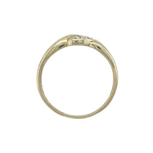 Load image into Gallery viewer, 9ct Gold &amp; Diamond Set Twist Band Ring
