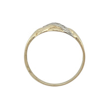 Load image into Gallery viewer, 9ct Gold &amp; Diamond Set Puzzle Style Ring
