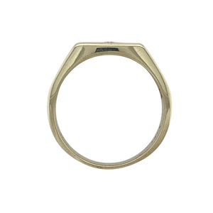 9ct Gold & Diamond Set Signet Ring