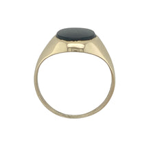 Load image into Gallery viewer, 9ct Gold &amp; Onyx Set Oval Signet Ring
