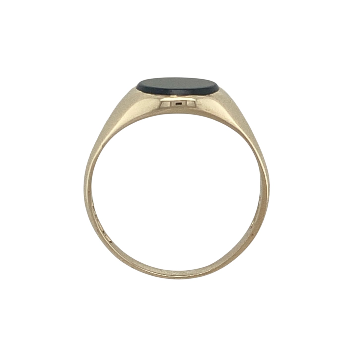 9ct Gold & Onyx Set Oval Signet Ring