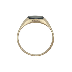 9ct Gold & Onyx Set Oval Signet Ring