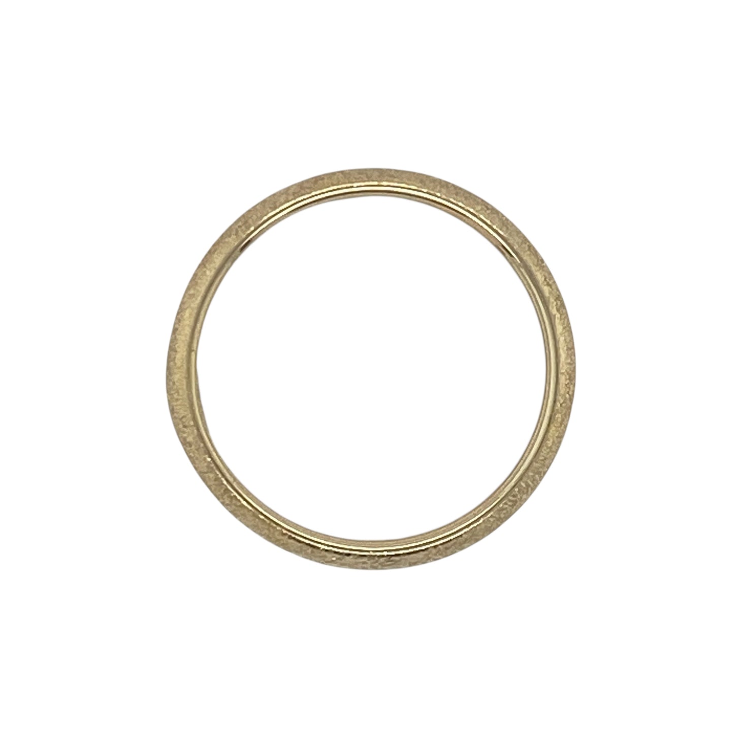 9ct Gold Textured Sparkle Band Ring