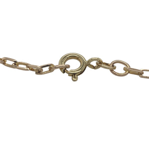 Bring delicate style and golden charm to your collection with this pre-owned 9ct yellow/roseish gold belcher anklet—a refined design perfect for everyday elegance.

Design: The 10" anklet features traditional belcher links, each measuring 2mm in width, creating a classic and versatile look.
Material: Made from 9-carat yellow/roseish gold, the polished finish enhances the warm tone and subtle blush of the metal.
