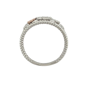 925 Silver Clogau Flower Blossom Band Ring