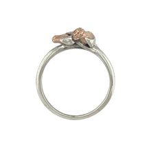 Load image into Gallery viewer, 925 Silver Clogau Rose Flower Glyn Rhosyn Ring
