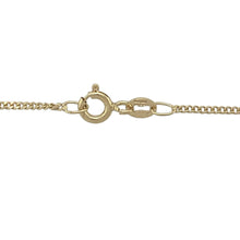Load image into Gallery viewer, 9ct Gold Diamond &amp; Green Amethyst Set Cluster 16&quot; Necklace
