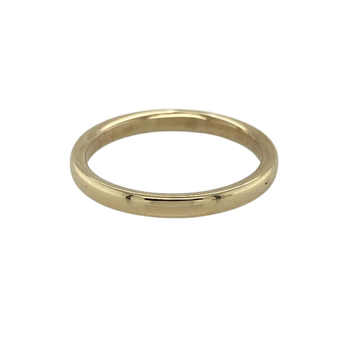 9ct Gold 2mm Wedding Band Ring