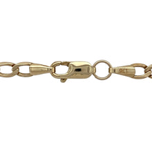 Load image into Gallery viewer, Bring classic style and polished elegance to your collection with this pre-owned 9ct yellow gold curb chain, offering timeless appeal and a versatile design—perfect worn alone or paired with a pendant.

Design: The chain measures 18&quot; in length with a 4mm link width, giving it a bold and balanced profile.
Material: Made from 9-carat yellow gold, the polished finish enhances the smooth links with a warm golden shine.

