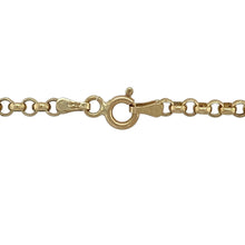 Load image into Gallery viewer, Bring subtle elegance and classic style to your collection with this pre-owned 9ct yellow gold belcher chain, offering timeless appeal and a versatile design—perfect worn alone or with a pendant.

Design: The chain measures 20&quot; in length with a 2mm link width, creating a delicate yet refined profile.
Material: Made from 9-carat yellow gold, the polished finish enhances the rounded belcher links with a warm golden shine.

