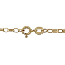 Load image into Gallery viewer, Bring classic elegance and versatile style to your collection with this pre-owned 9ct yellow gold belcher chain, offering a refined look with timeless appeal—perfect worn alone or with a pendant.

Design: The chain measures 22&quot; in length with a 2mm link width, creating a slim and delicate profile.
Material: Made from 9-carat yellow gold, the polished finish enhances the rounded belcher links with a soft golden shine.

