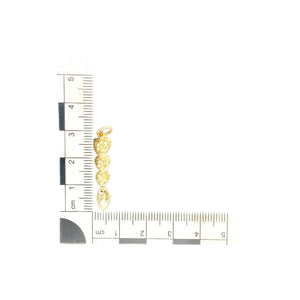 9ct Gold Welsh Heart Daffodil Lovespoon Pendant
