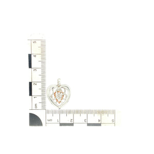 925 Silver Clogau Royalty Heart Pendant