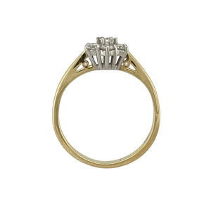 18ct Gold & Diamond Set Cluster Ring