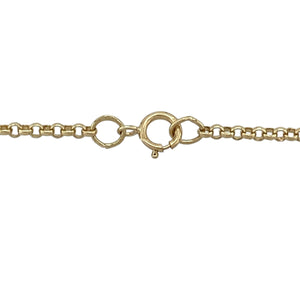 9ct Gold Diamond Peridot & Jade Set 18" Necklace