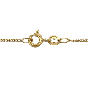 9ct Gold & Diamond Set Cluster 20" Necklace