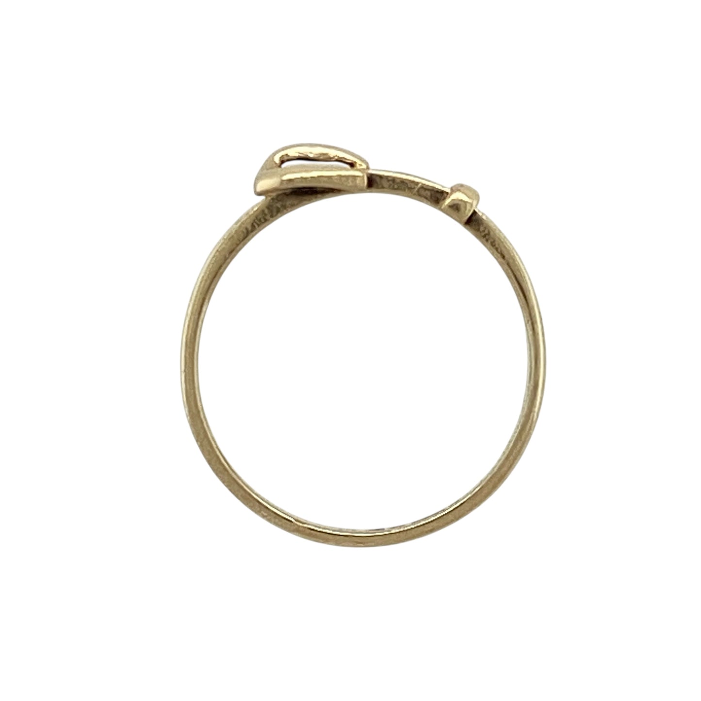 9ct Gold Buckle Ring