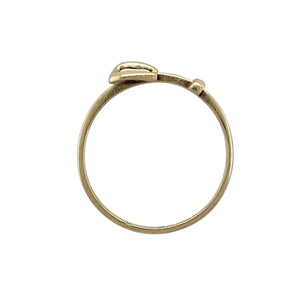 9ct Gold Buckle Ring