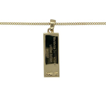 Load image into Gallery viewer, 9ct Gold &amp; Diamond Set Clogau Ingot 18&quot; Necklace

