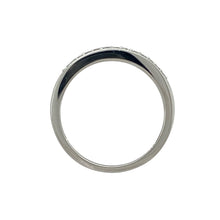 Load image into Gallery viewer, 9ct White Gold &amp; Diamond Set Band Ring
