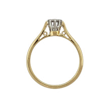 Load image into Gallery viewer, 18ct Gold &amp; Platinum Diamond Set Solitaire Ring
