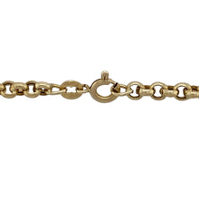 Load image into Gallery viewer, Bring classic style to your collection with this pre-owned 9ct yellow gold belcher chain, a versatile design perfect for both everyday wear and layering.

Design: The chain features traditional belcher links, measuring 4mm in width for a balanced and timeless look.
Material: Made from 9-carat yellow gold, the polished finish provides lasting shine and durability.
Chain Detail: Measuring 20 inches in length and weighing 9.20 grams, the chain offers a comfortable fit with a refined presence.
