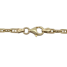 Load image into Gallery viewer, Add strength and style to your collection with this pre-owned 9ct yellow gold anchor chain, a durable and timeless design—perfect for everyday wear or layering.

Design: The chain features classic anchor links, measuring 3mm in width for a refined yet sturdy look.
Material: Made from 9-carat yellow gold, the polished finish provides lasting shine and durability.
Chain Detail: Measuring 22 inches in length and weighing 13.50 grams, the chain offers a comfortable fit with a solid presence.

