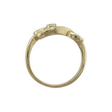 Load image into Gallery viewer, 9ct Gold &amp; Diamond Set Clogau Celtic Swirl Ring
