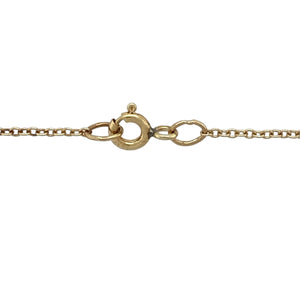 9ct Gold & Garnet Set Welsh Lovespoon 18" Necklace