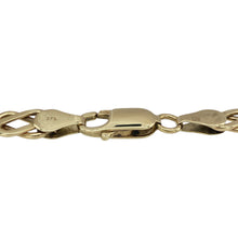 Load image into Gallery viewer, Celebrate tradition and style with this pre-owned 9ct yellow gold Celtic knot bracelet, a meaningful design with timeless appeal—perfect for everyday wear or special occasions.

Design: The bracelet features interlinked Celtic knot motifs, each measuring 7mm in width, symbolising eternity and unity with intricate detail.
Material: Made from 9-carat yellow gold, the polished finish enhances the warm tone and lasting shine.

