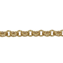 Load image into Gallery viewer, New 925 Silver Heavily 9ct Gold Plated 7.5&quot; Heart Link Bracelet
