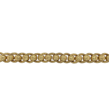 Load image into Gallery viewer, New Solid 925 Silver Heavily 9ct Gold Plated 9&quot; Rollerball Bracelet

