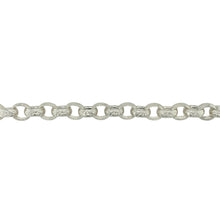 Load image into Gallery viewer, New 925 Silver 8.5&quot; Patterned Belcher Bracelet
