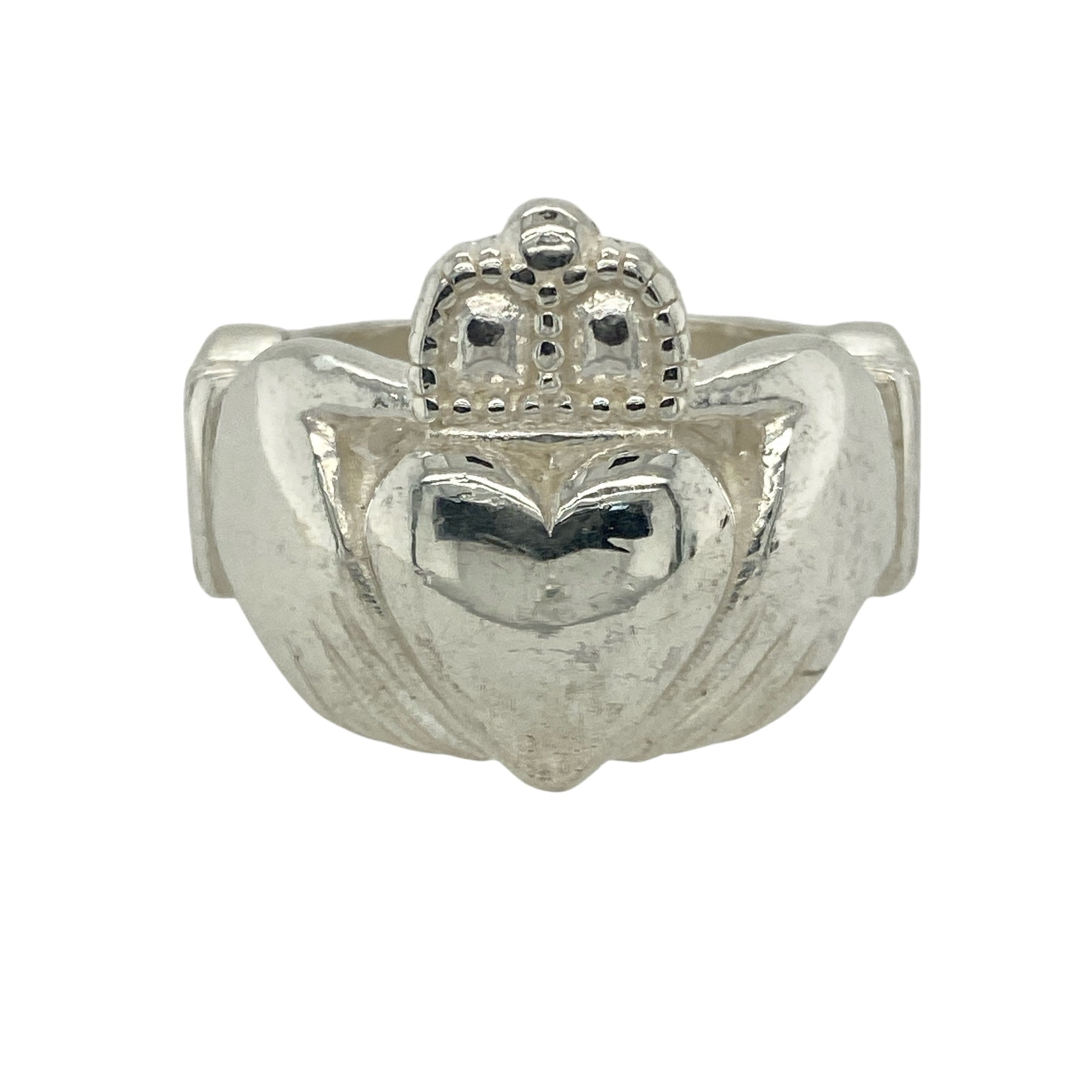 New 925 Solid Claddagh Ring