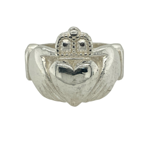New 925 Solid Claddagh Ring