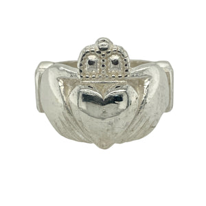 New 925 Solid Claddagh Ring