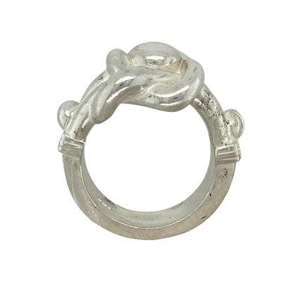 New 925 Solid Silver Knot Ring