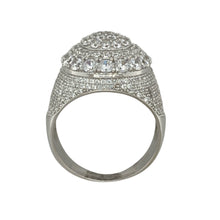 Load image into Gallery viewer, New 925 Silver &amp; Cubic Zirconia Set Cluster Ring
