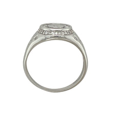 Load image into Gallery viewer, New 925 Silver &amp; Cubic Zirconia Set Signet Ring

