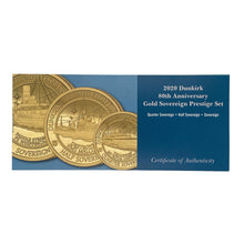 Load image into Gallery viewer, 2020 Dunkirk 80th Anniversary Gold Sovereign Prestige Set
