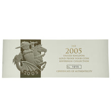 Load image into Gallery viewer, 2005 United Kingdom Gold Proof Four Coin Sovereign Collection
